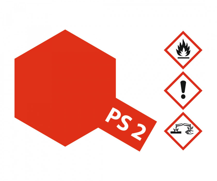 Tamiya Lexan Spray (1) - PS-2 Red