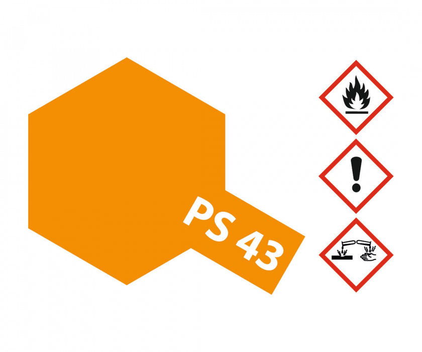 Tamiya Lexan Spray (1) - PS-43 Translucent Orange