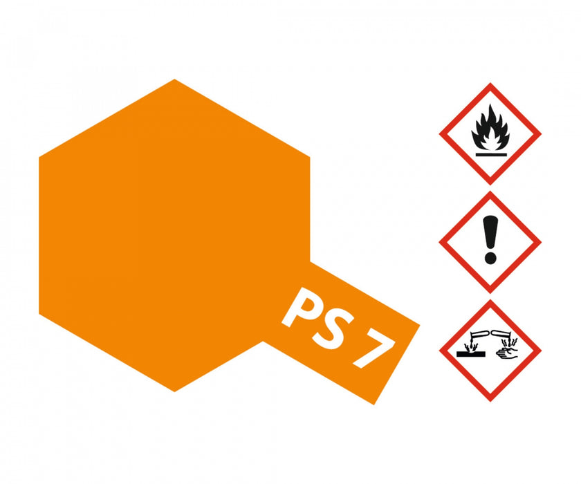 Tamiya Lexan Spray (1) - PS-7 Orange