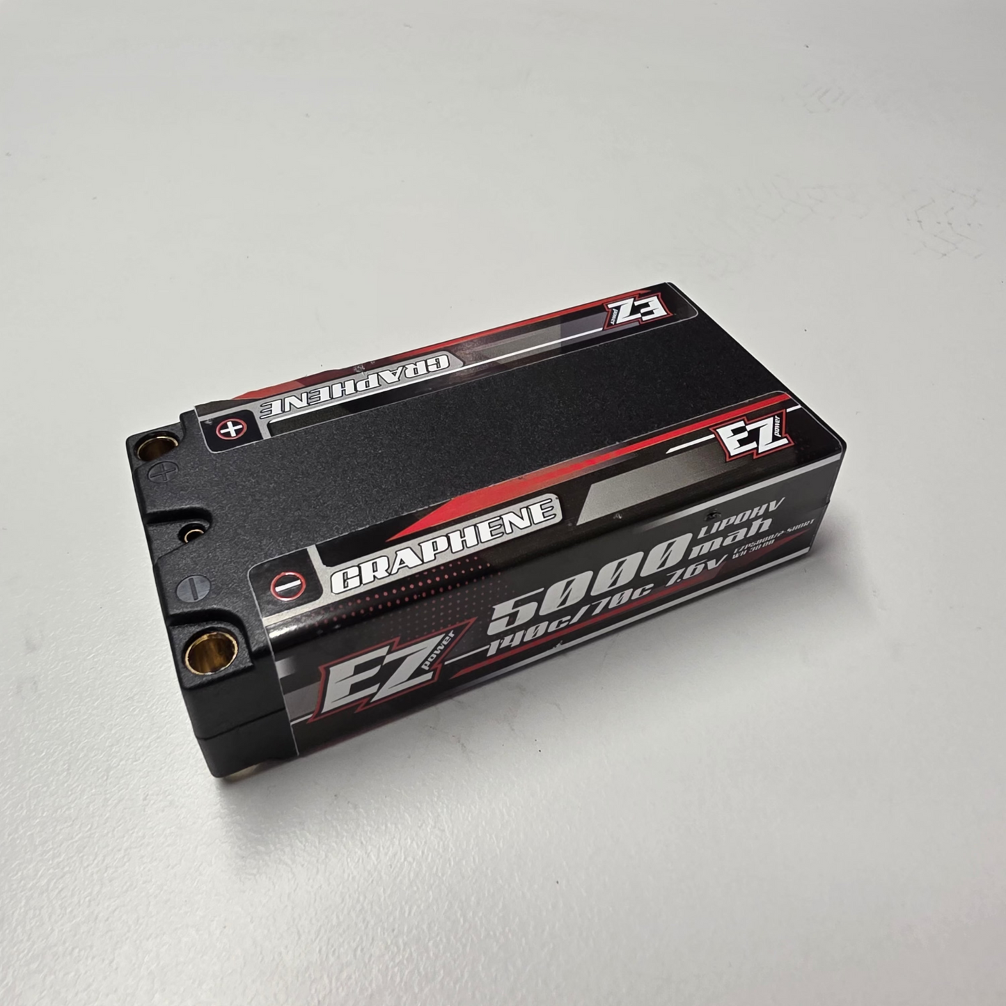 PRE OWNED EZ POWER LIPO SHORTY 5000MAH 7,6V 2S 140/70C HV GRAPHENE - 5MM