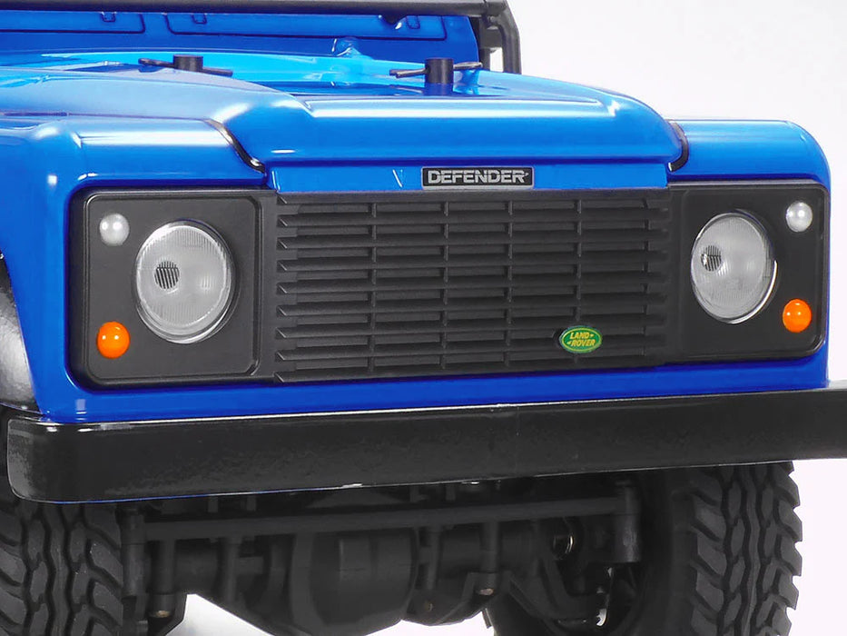 Tamiya Land Rover 90 Defender L Blue (painted) CC-02 - 47478A (ohne ESC)