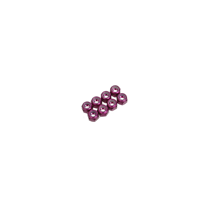 Schumacher SPEED PACK - M3 NYLOC NUT - PURPLE (8) - U2187