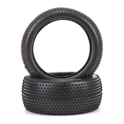Schumacher MINI PIN 1/8 Offroad Tires (2) - YELLOW - U6723