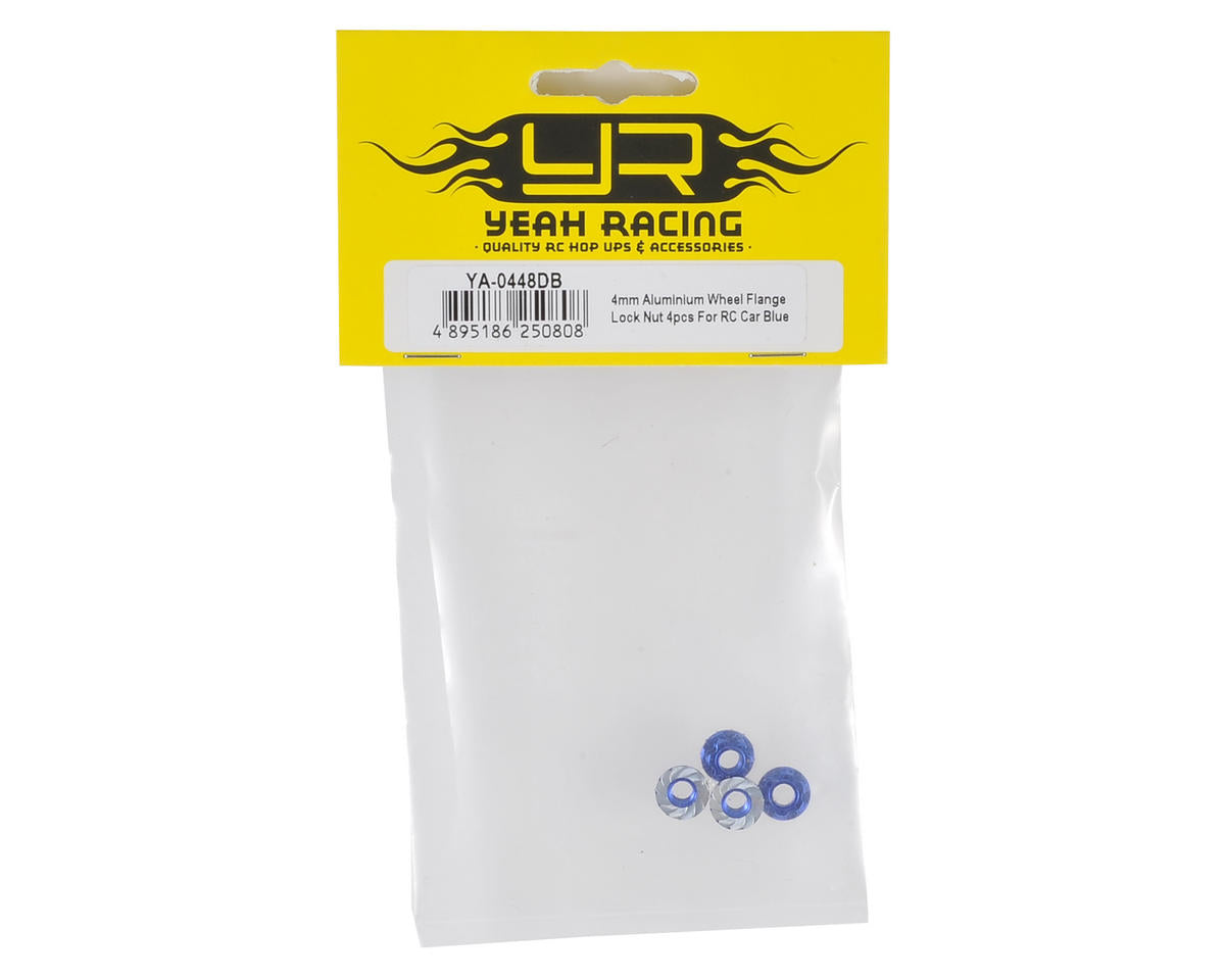 4mm Aluminium Wheel Flange Lock Nut 4pcs For RC Car Dark Blue